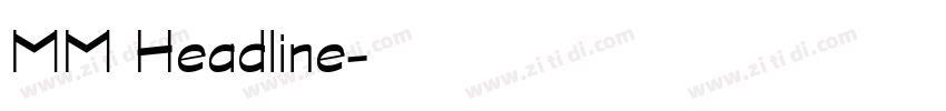 MM Headline字体转换
